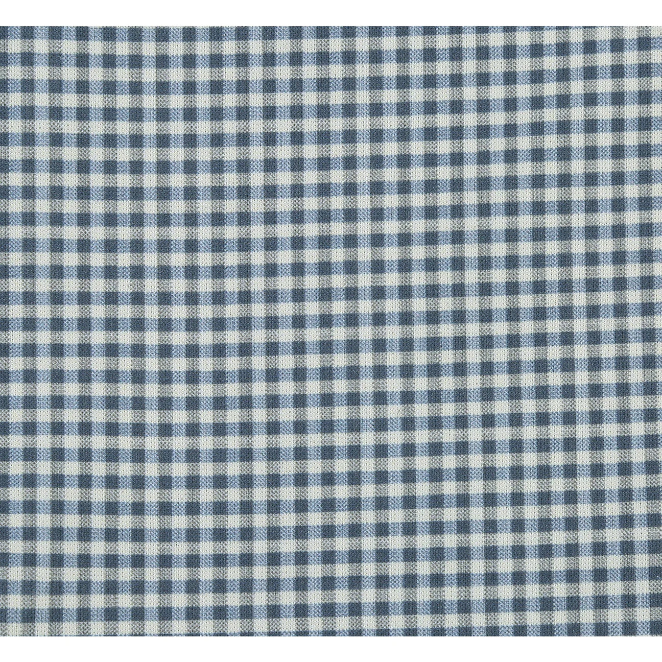 Blue White Plaid Slim Flit Stretch Blazer