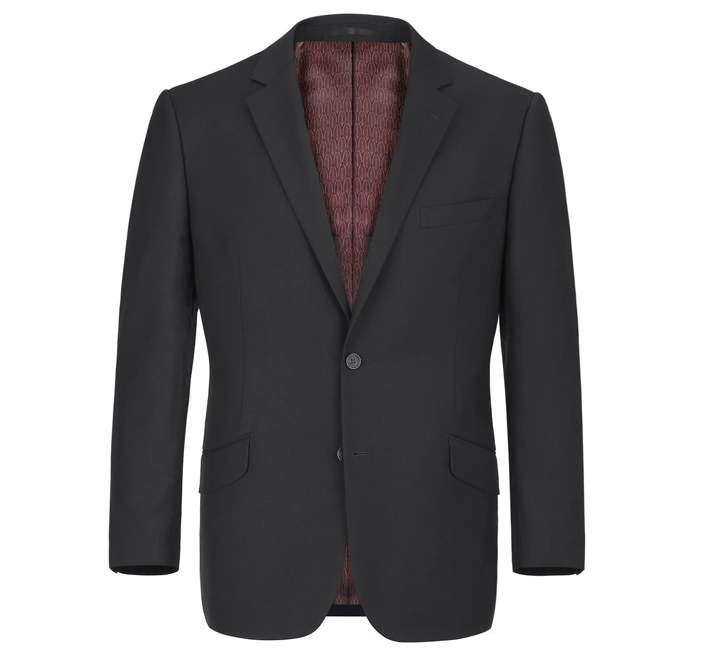 2110-1 Men's Slim Fit Solid Stretch 2-Piece Suit