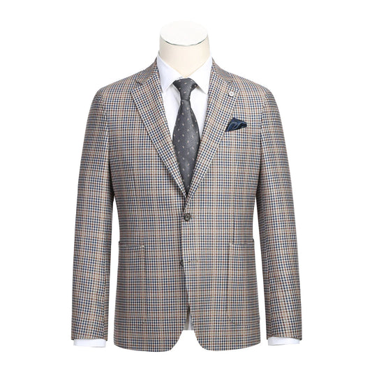 Multi Check Slim Fit Blazer
