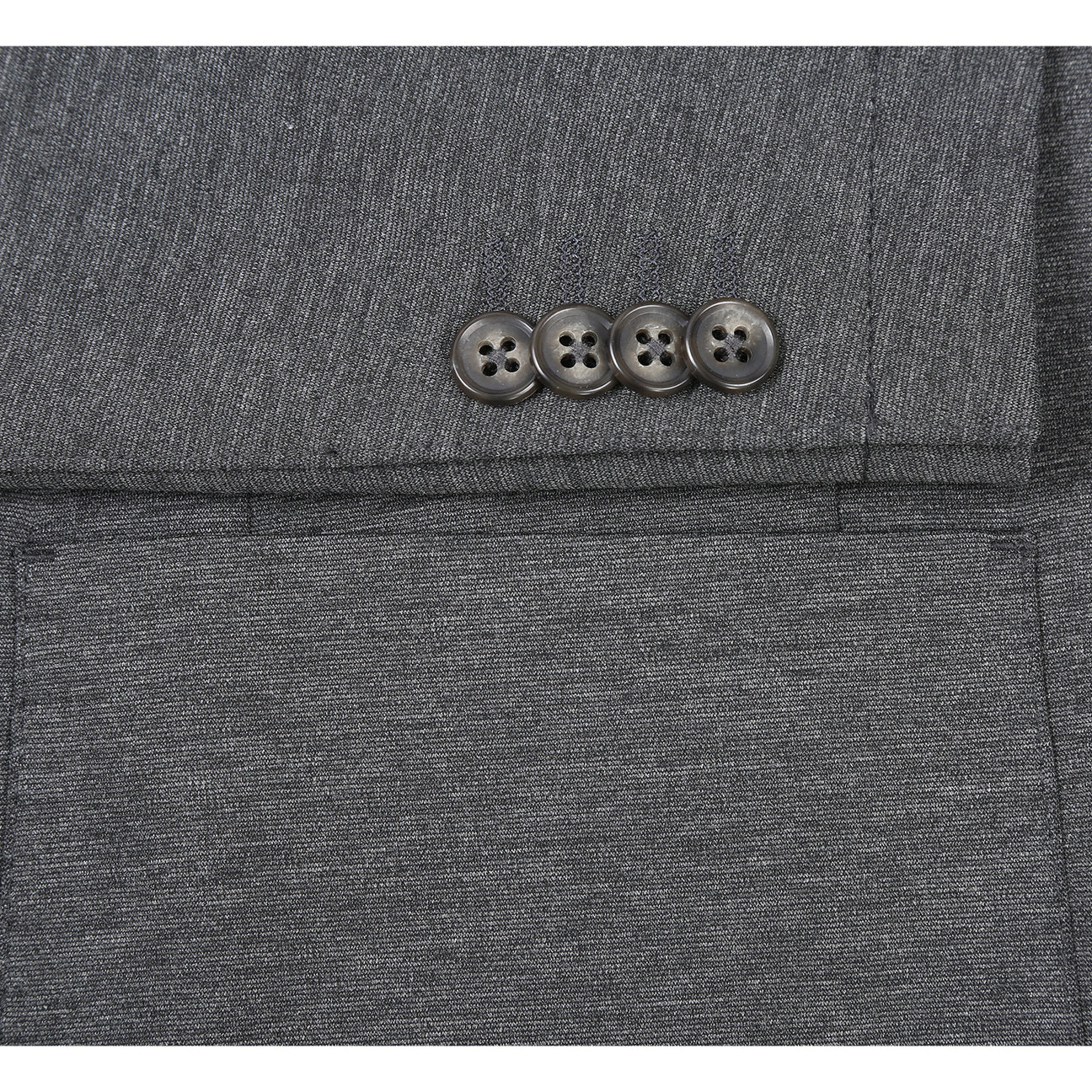 Grey Slim Fit Stretch Suit