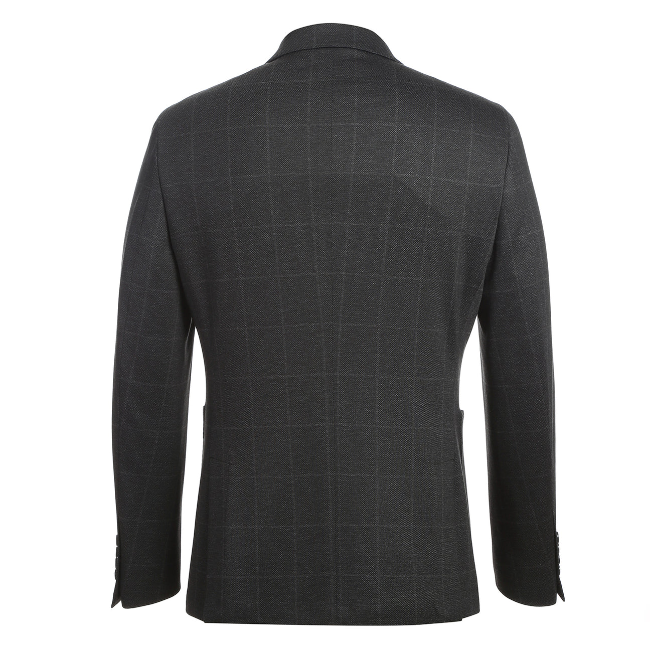 Dark Gray Slim Fit Stretch Blazer