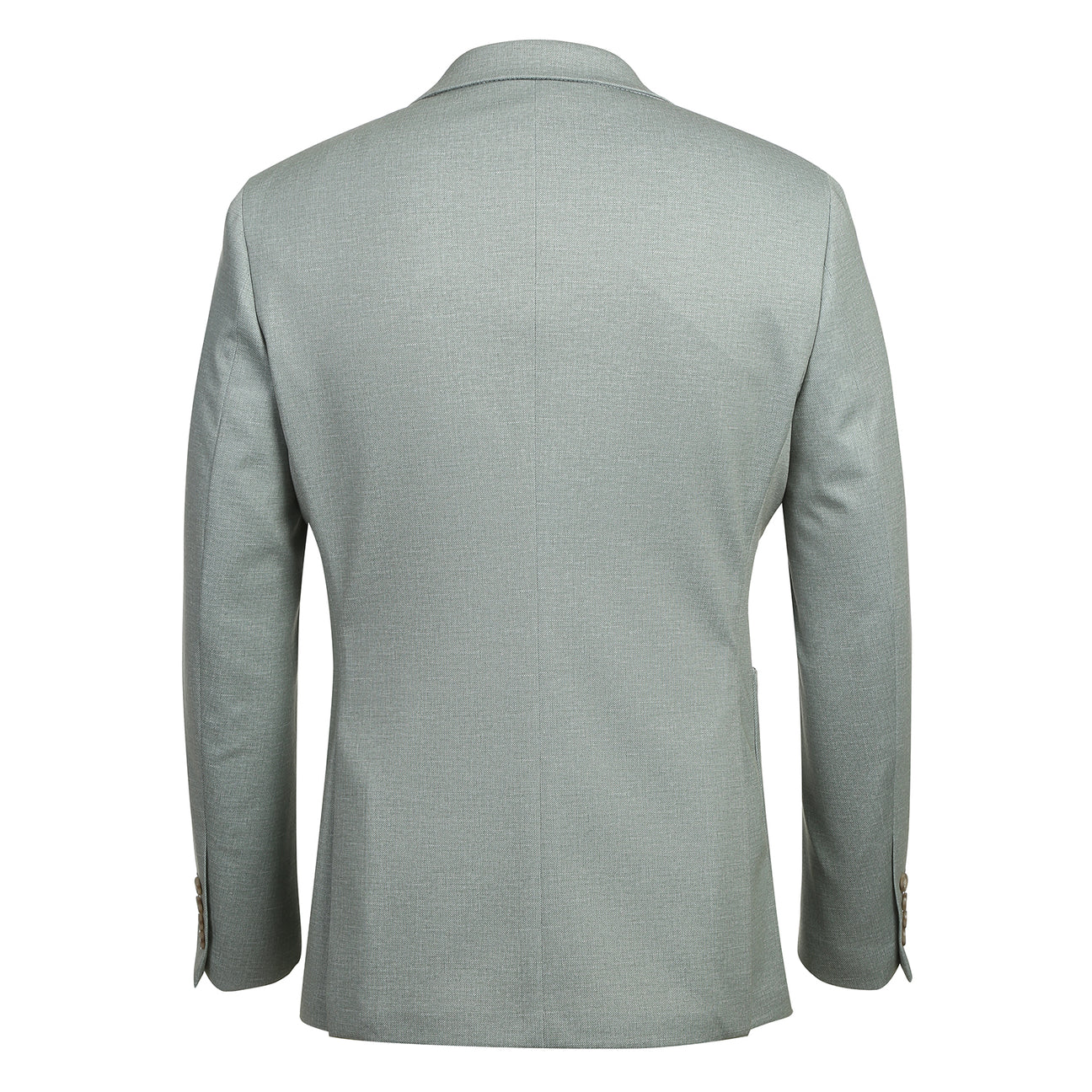 Light Green Slim Fit Stretch Blazer
