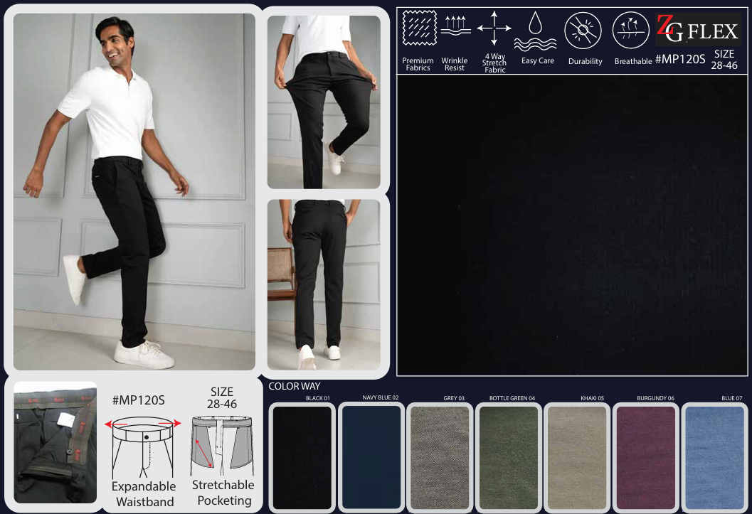Tan Slim Fit Stretch Pants
